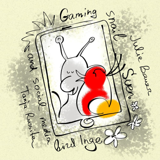 Gaming Snail Sven and Social Media Bird Inge - A Romantic Tale