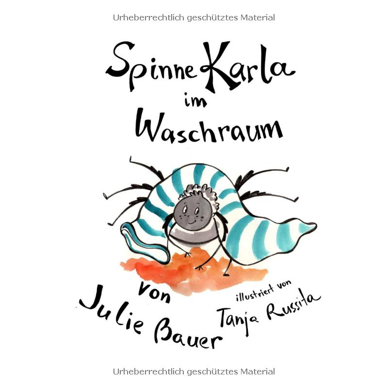 Spinne Karla im Waschraum