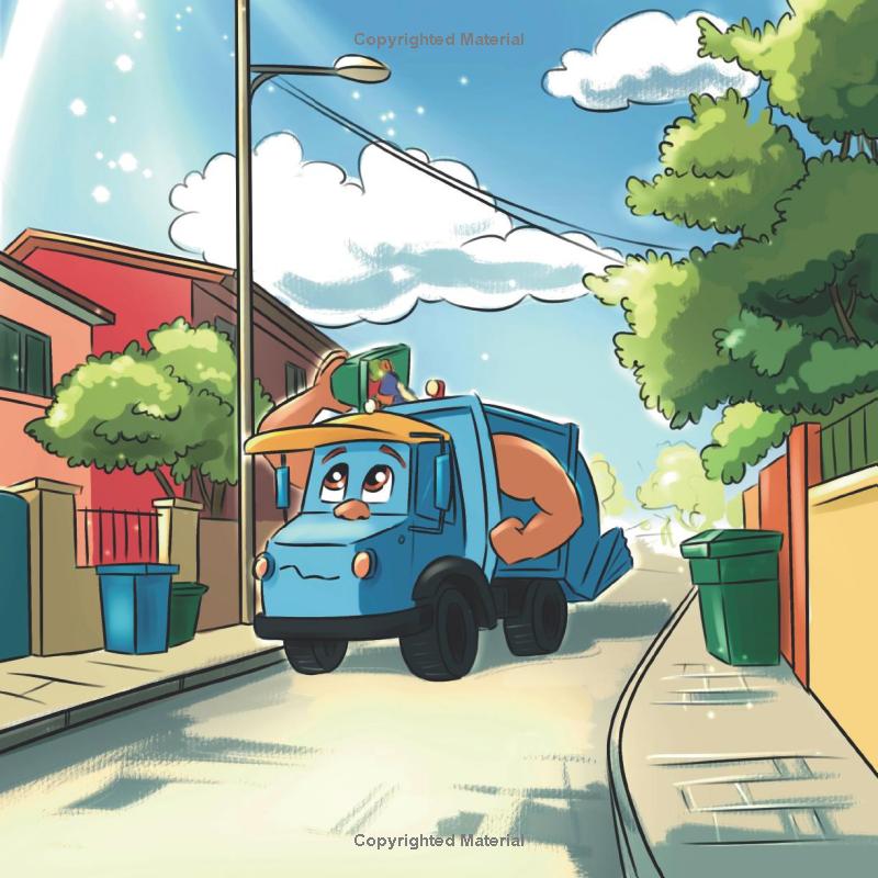 Trash Truck Paul and Racing Car Ron