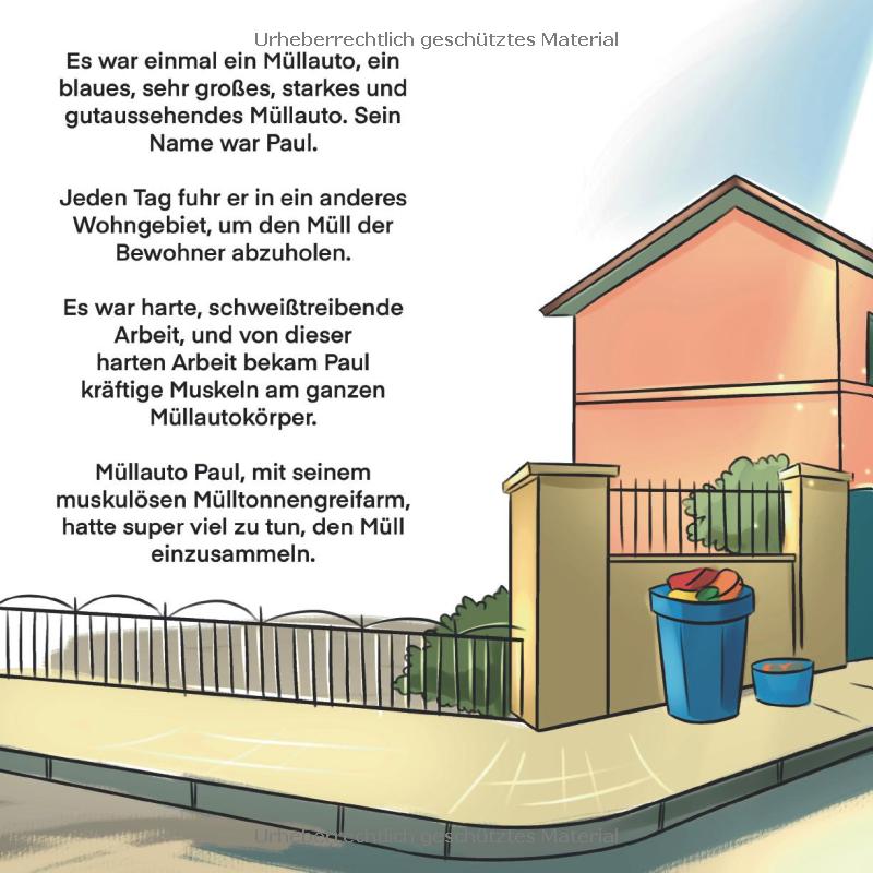 Müllauto Paul und Rennwagen Ron