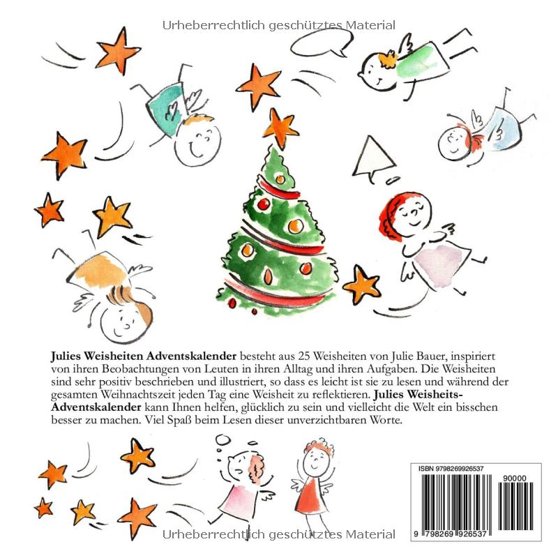 Julies Weisheiten Adventskalender: 25 Weisheiten für die Adventszeit