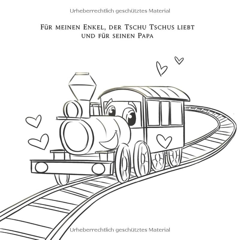 Die Rote Tschu Tschu von Arizona: Malbuch