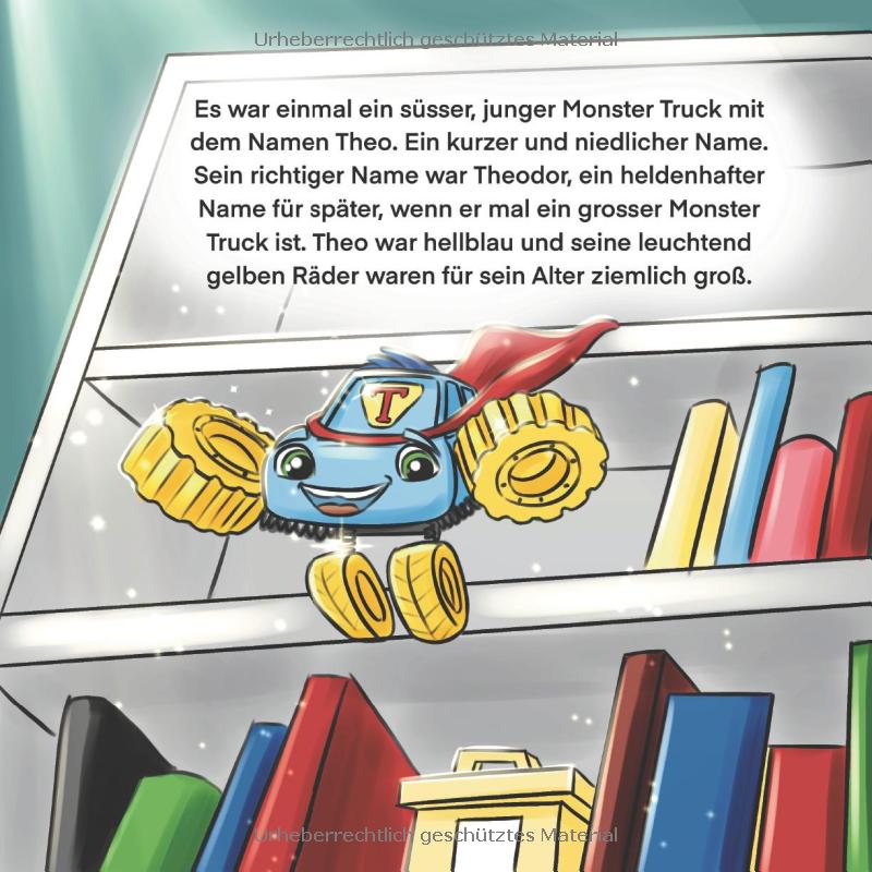 Tom und der kleine Monster Truck Theo: Ein Gute-Nacht-Abenteuer