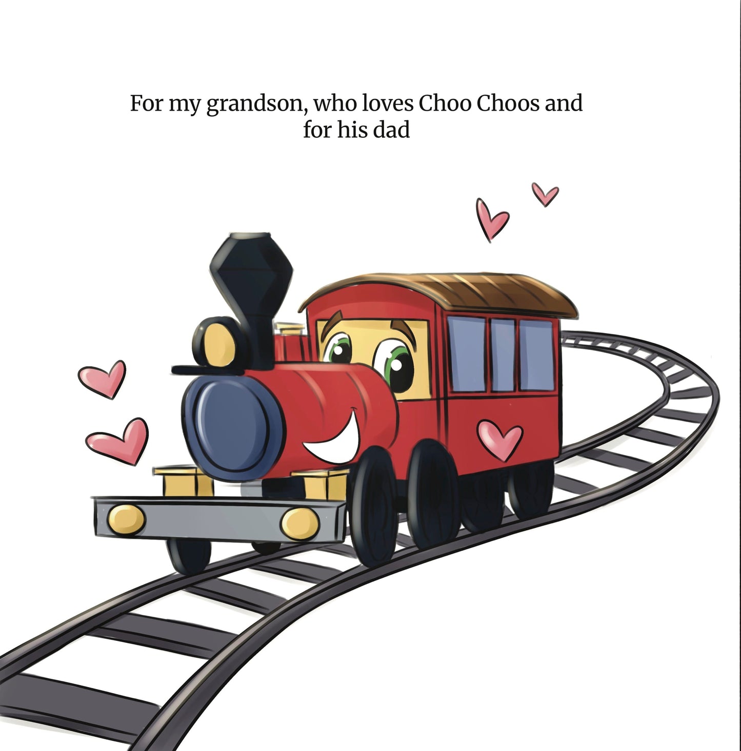 The Red Choo Choo of Arizona: A friendly red train traveling through the desert, until something happens...